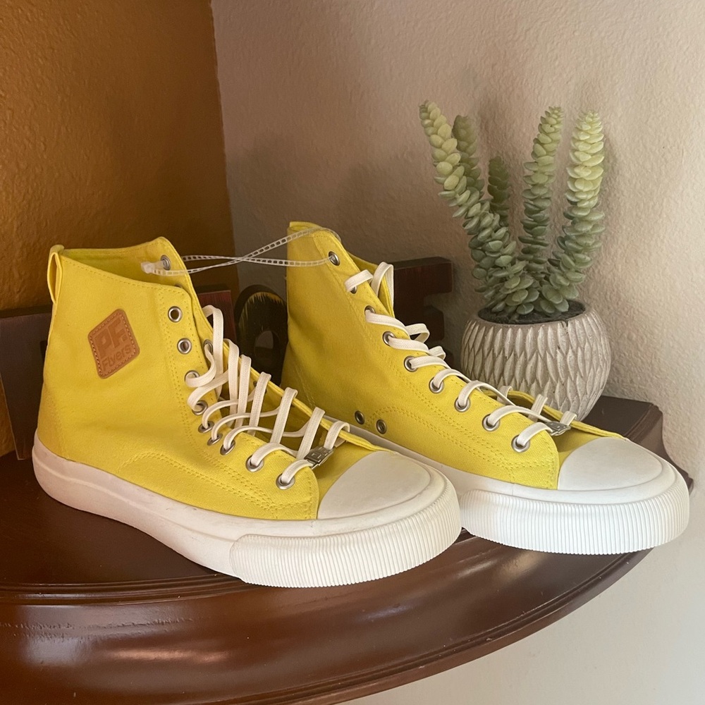 👟 P.F. Flyers Yellow High-Top Sneakers